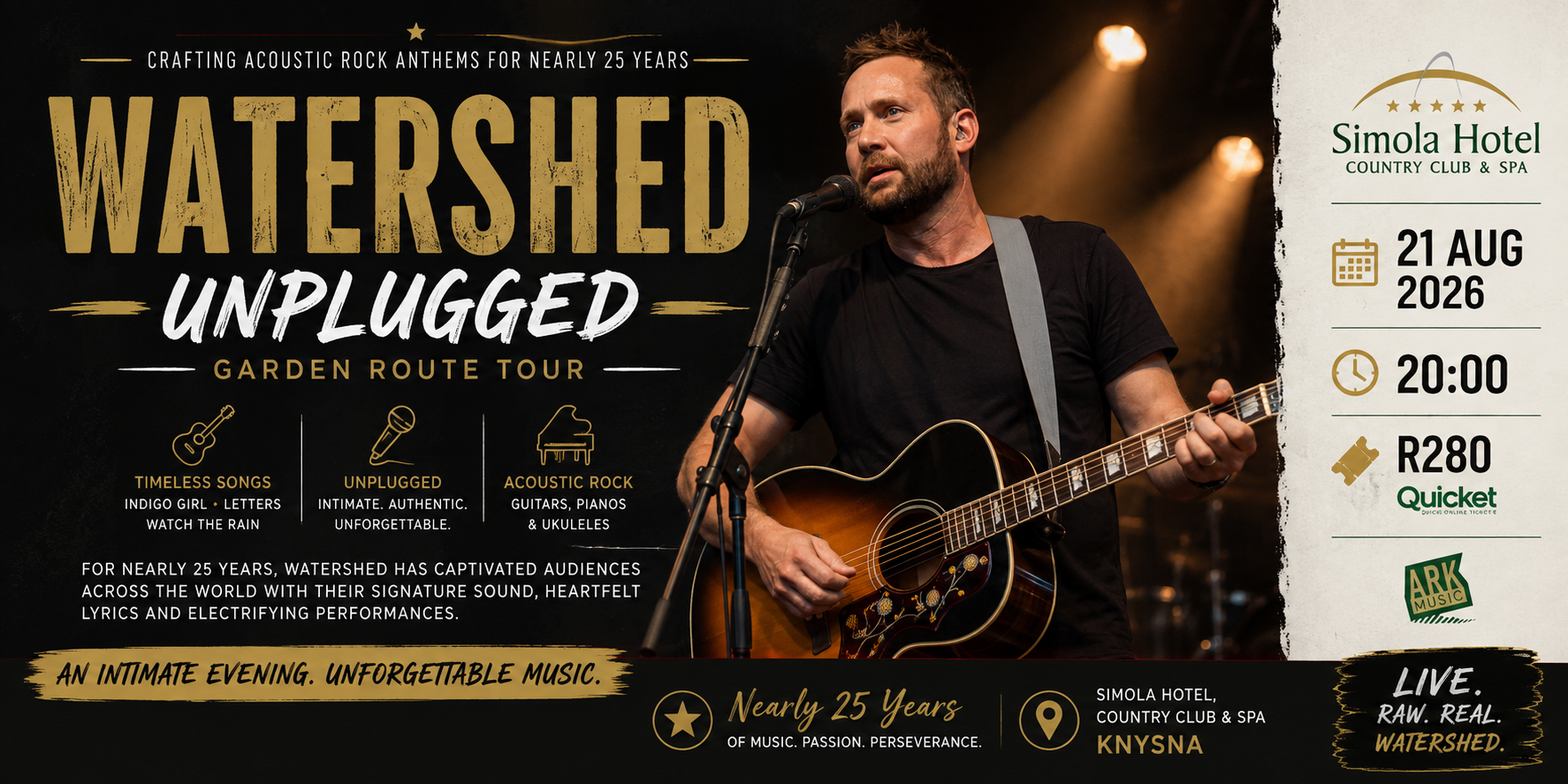 Watershed Unplugged — Craig Hinds Acoustic Tour