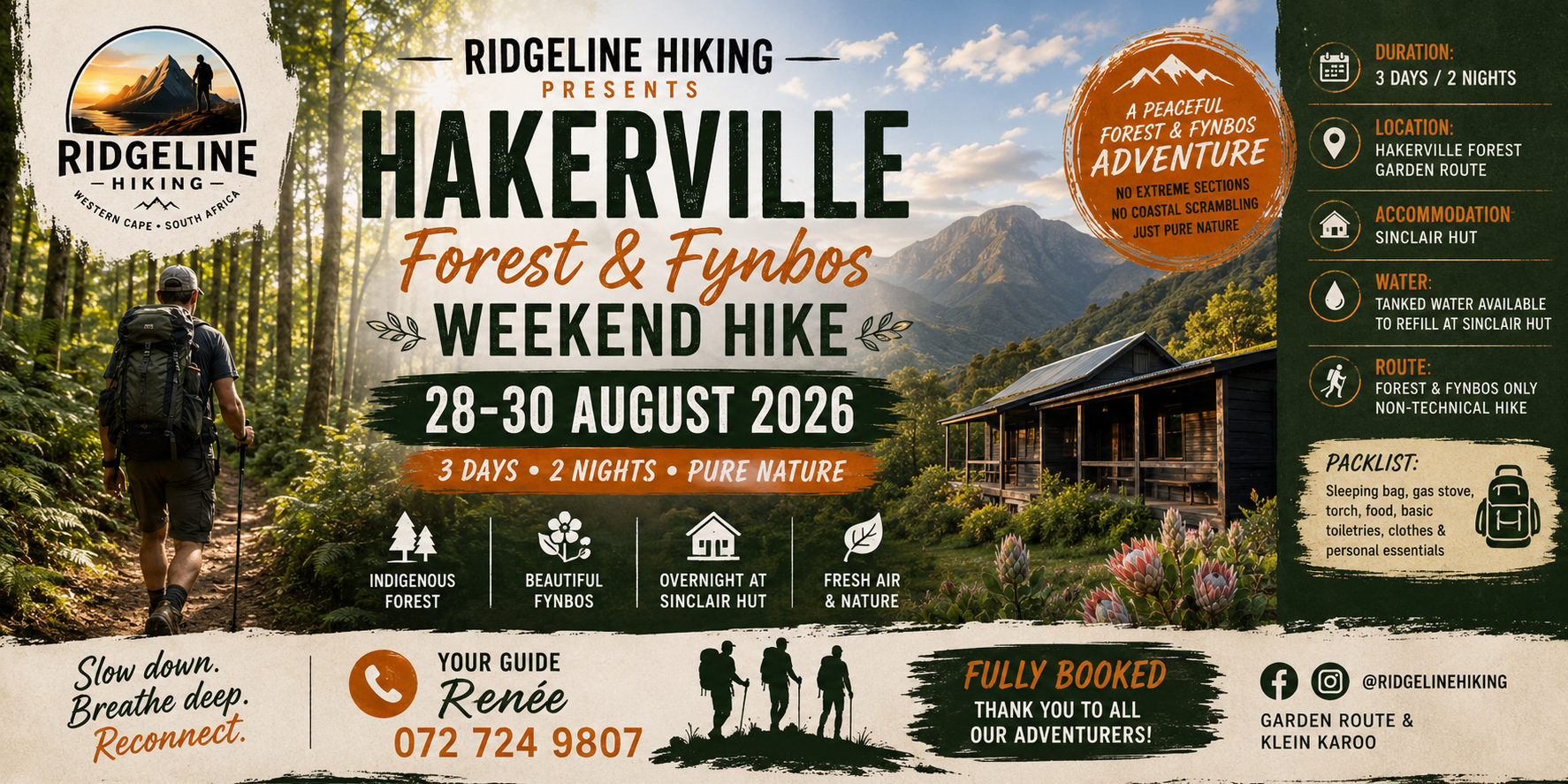 Hakerville Forest and Fynbos Weekend