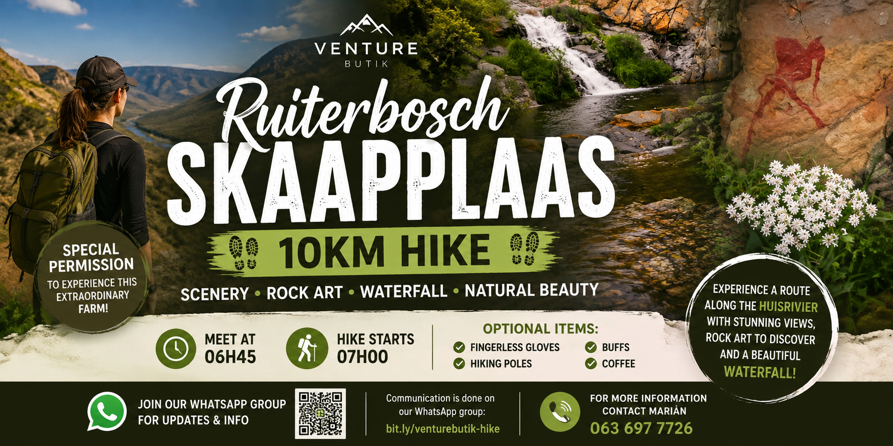 Ruiterbosch Skaapplaas 10km Hike