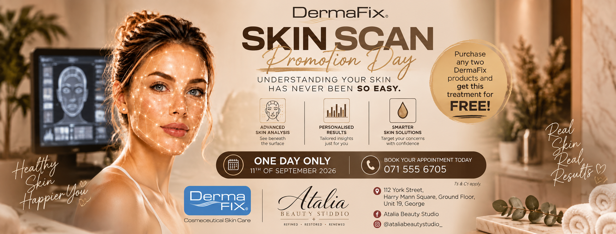 DermaFix Skin Scan Promotion Day – Atalia Beauty Studio