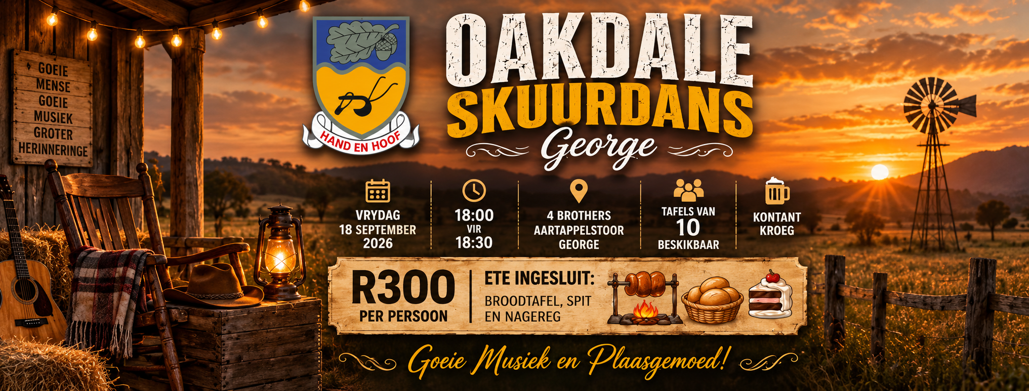 Oakdale Skuurdans – George