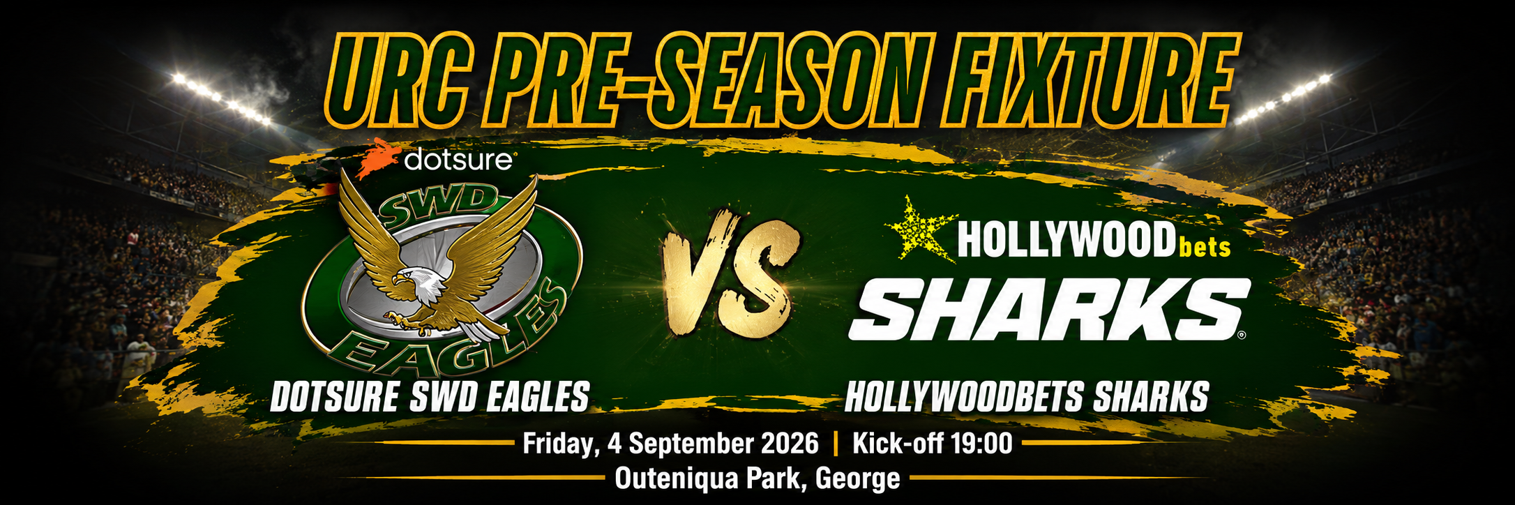 Dotsure SWD Eagles vs Hollywoodbets Sharks
