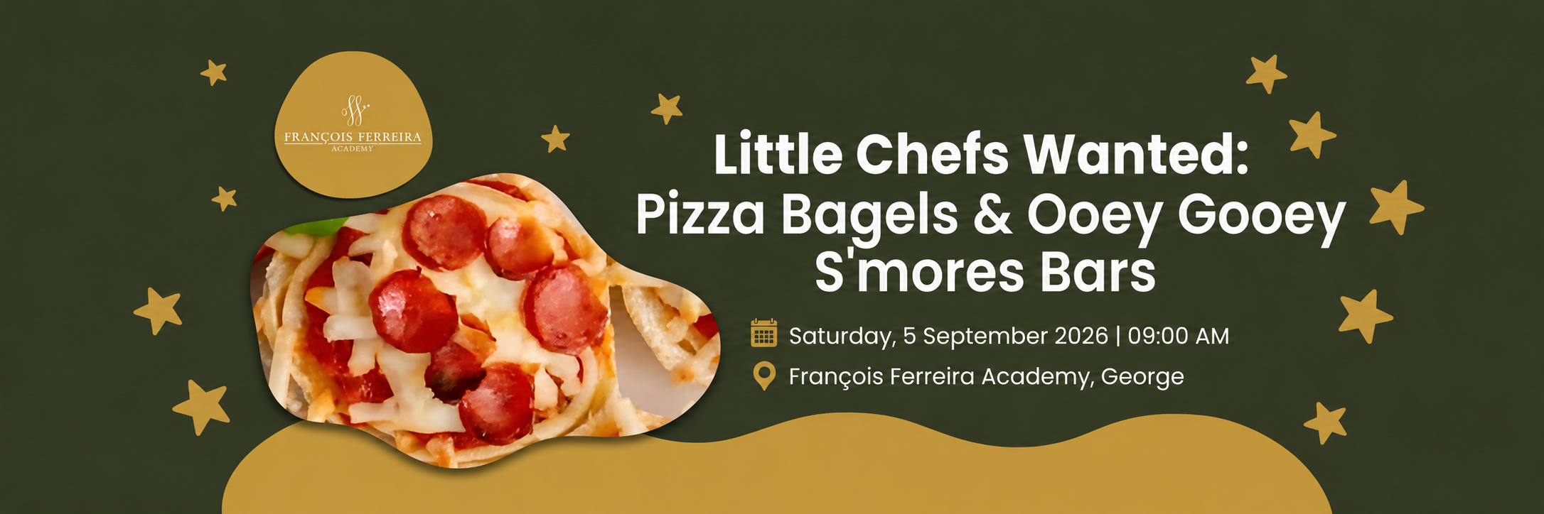 Kiddies Cooking Class — Pizza Bagels & S’mores Bars