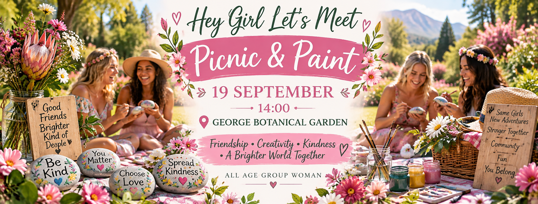 Hey Girl Let’s Meet – Picnic & Paint in the Park
