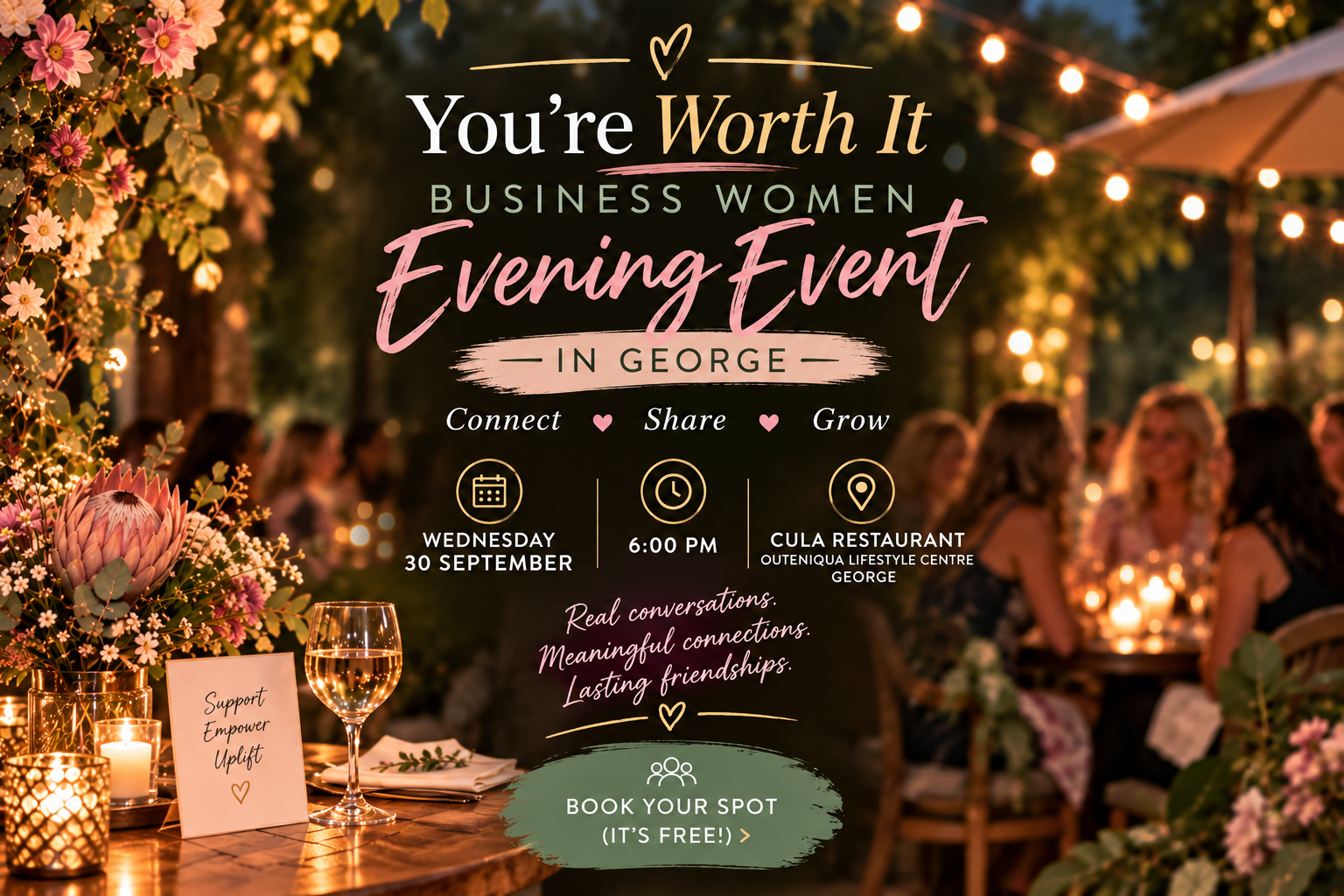 You're Worth It- Business Woman Evening Event