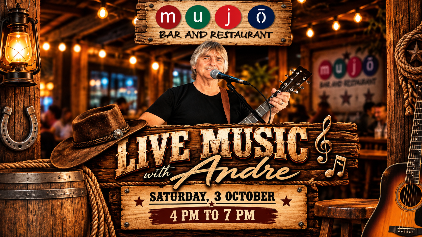 Mujō Bar & Restaurant Live Music with Andre