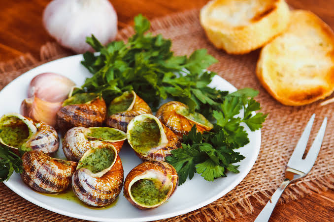 Escargot in Garlic Herb Butter