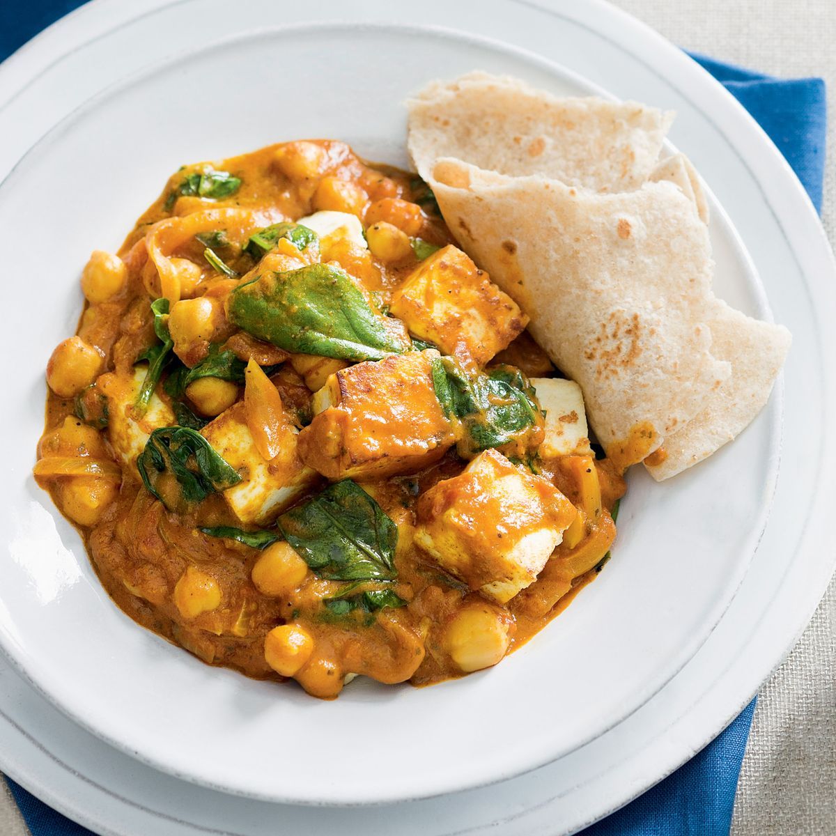 Paneer, Chickpea and Vegetable Curry