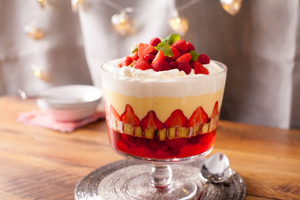 Classic Fruit and Custard Trifle