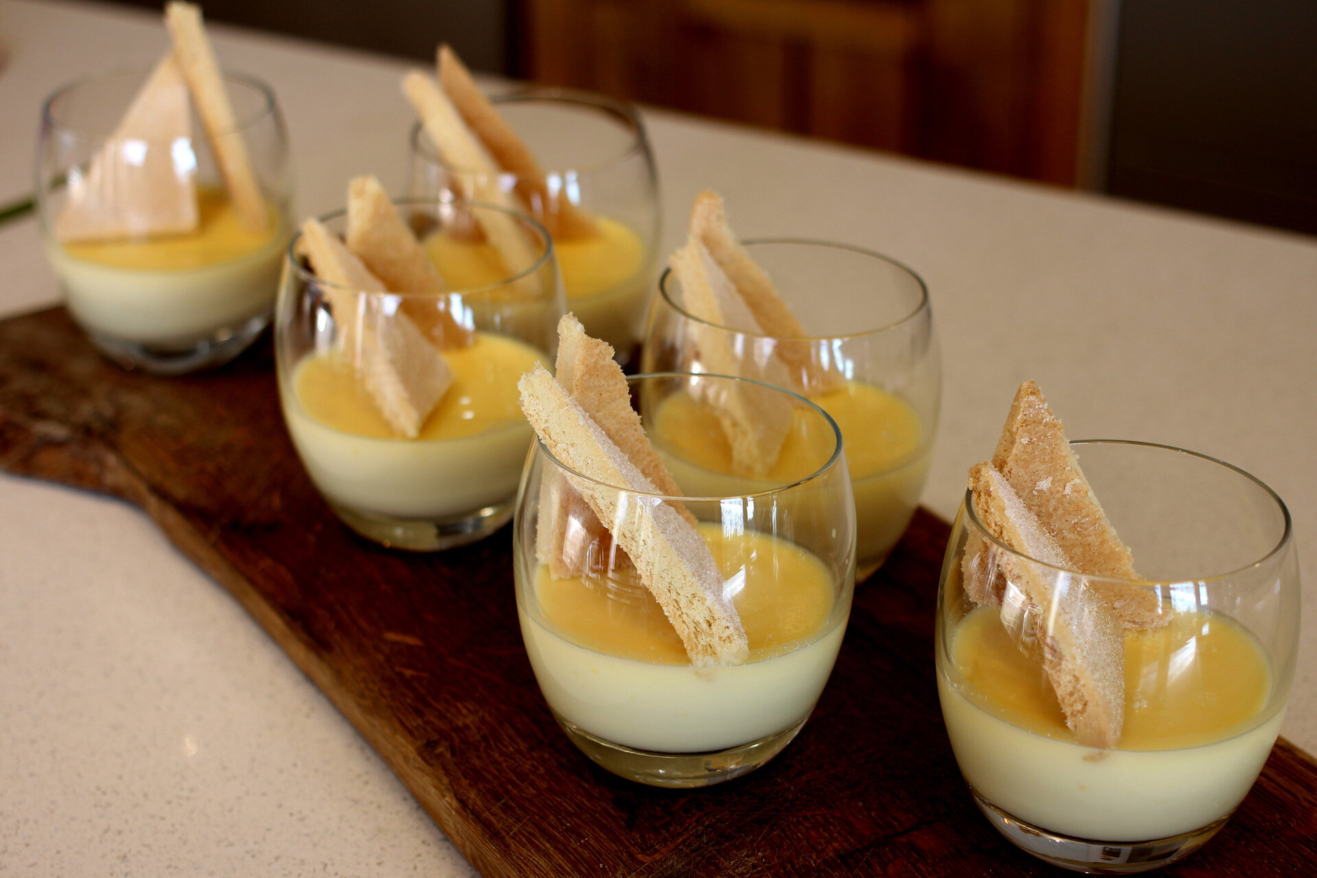 Lemon Posset with Shortbread