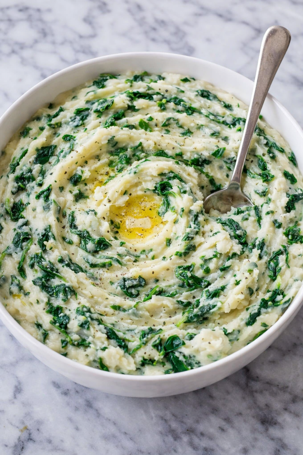 Creamed Spinach with Potato