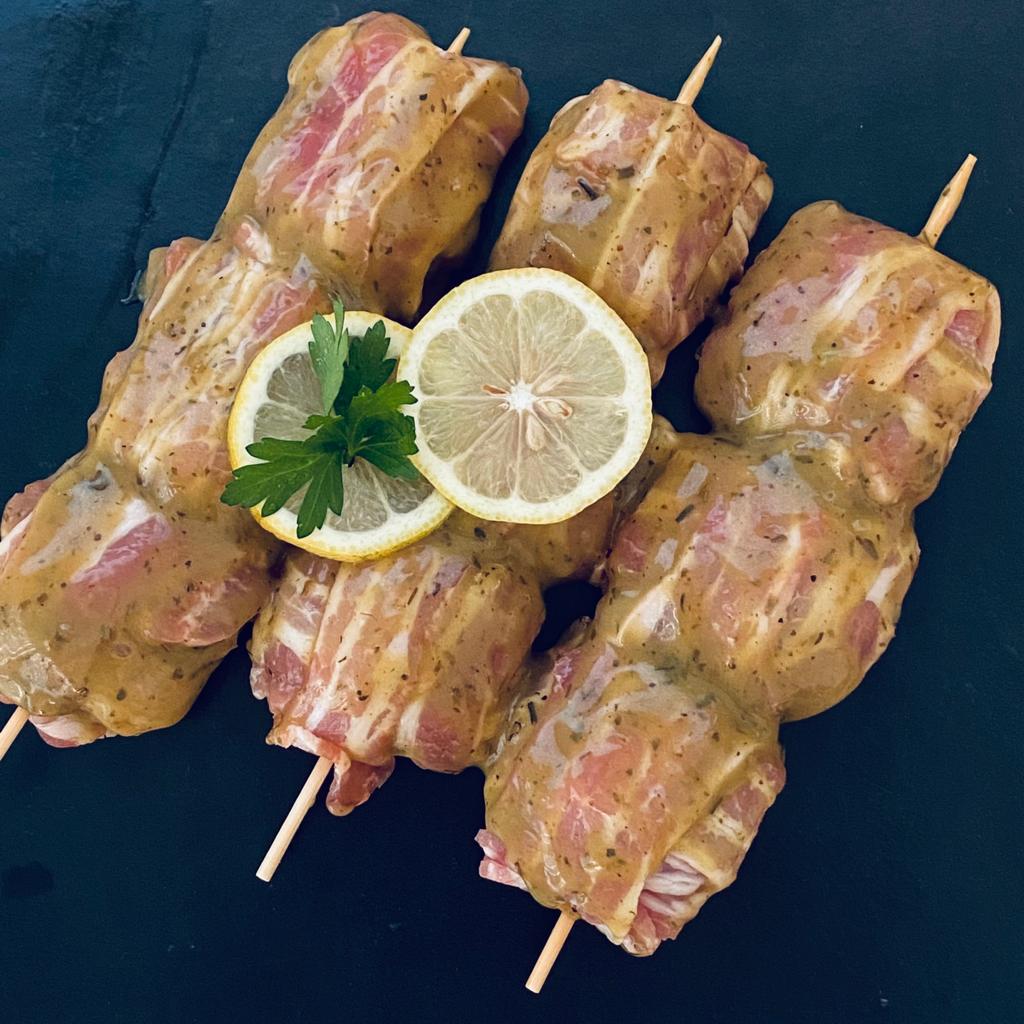 Bacon-Wrapped Chicken & Peppadew Sosaties