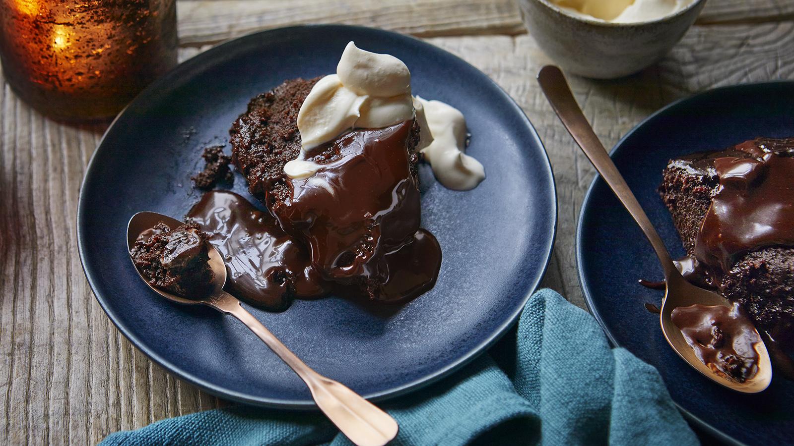 Chocolate Brownie Self-Saucing Pudding