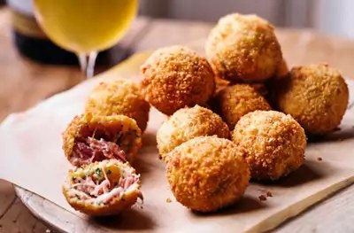 Crispy Ham and Cheese Croquettes