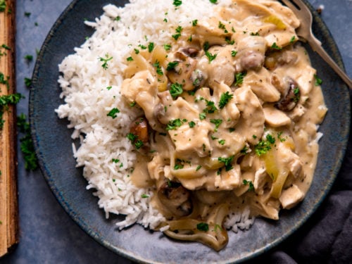 Chicken à la King with Rice
