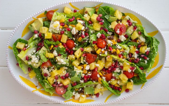Sweetcorn, Pineapple & Pepper Salad