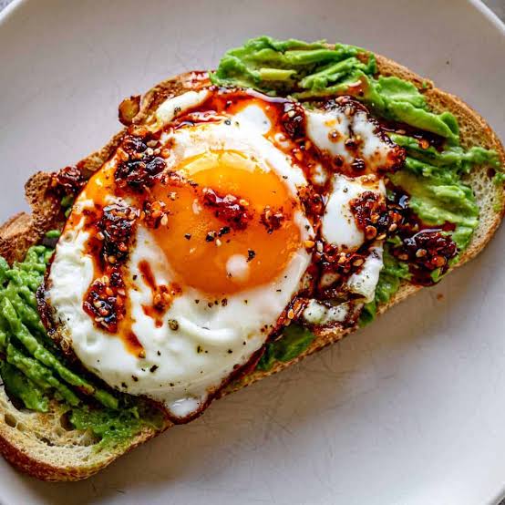 Avocado Toast with Soft Fried Eggs