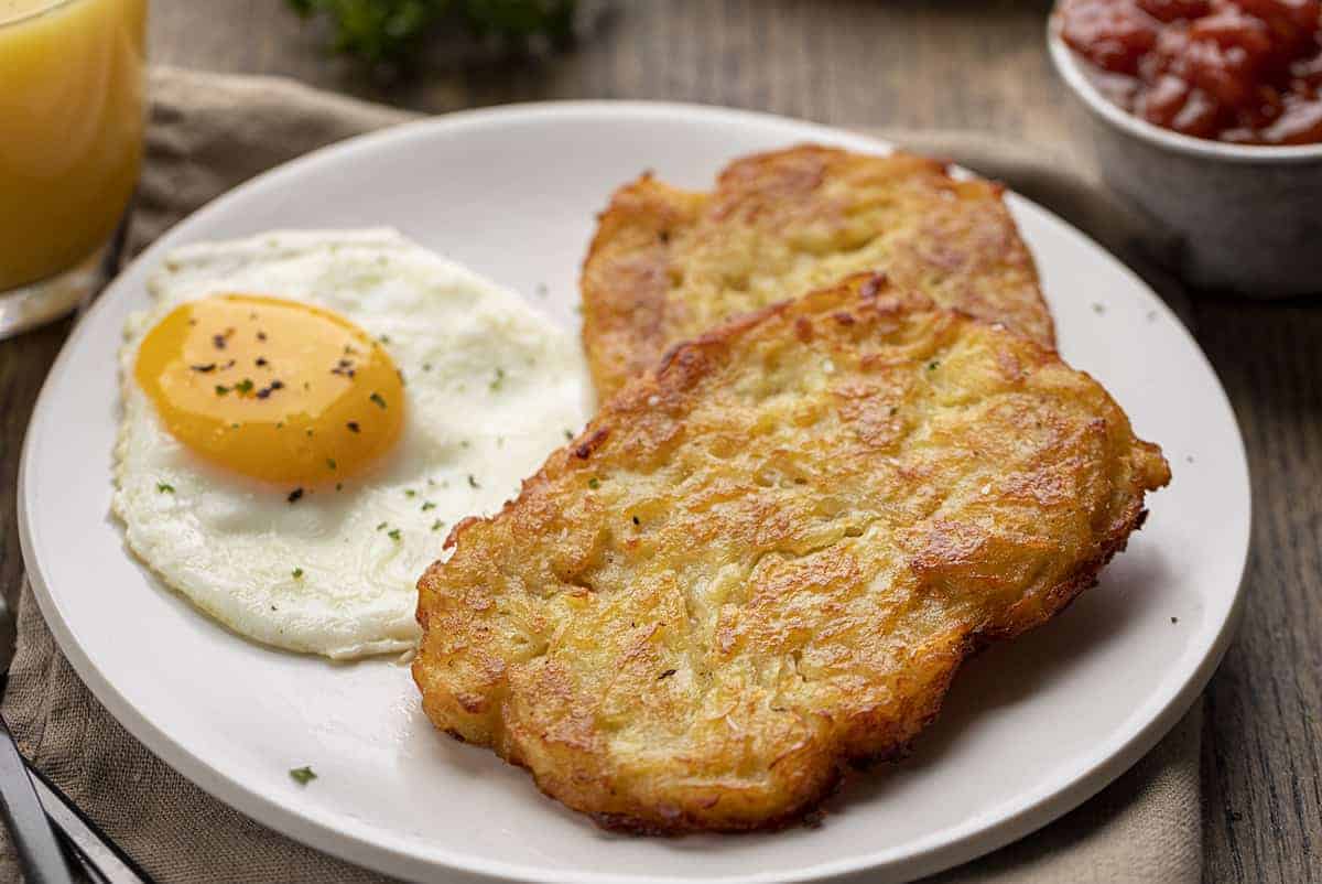 Crispy Hash Brown Breakfast with Eggs