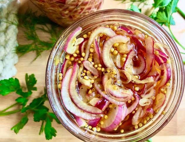 Sweet-and-Sour Pickled Onions
