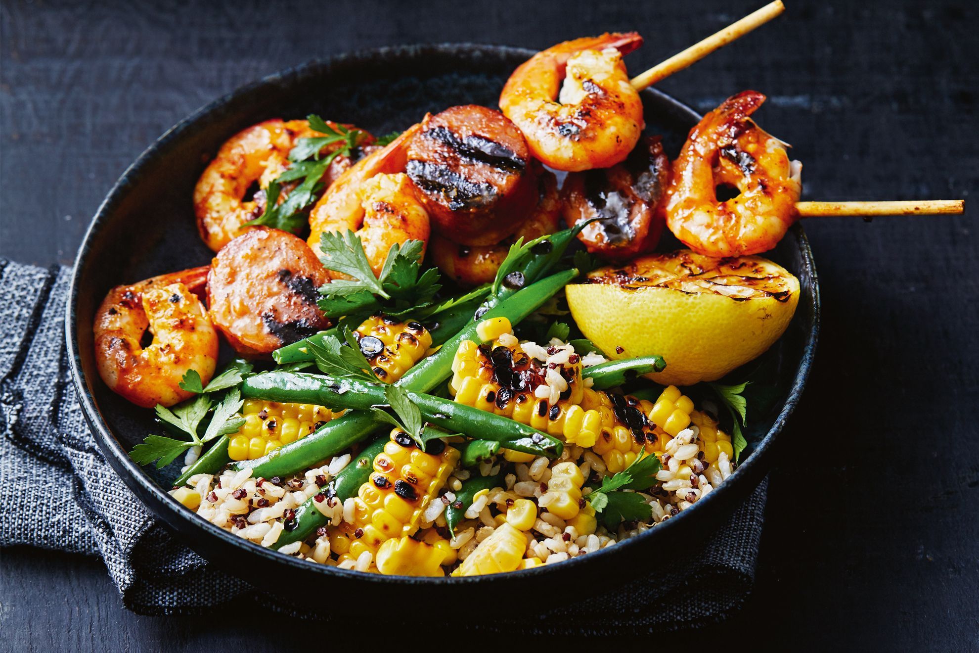 Prawn and Chorizo Skewers